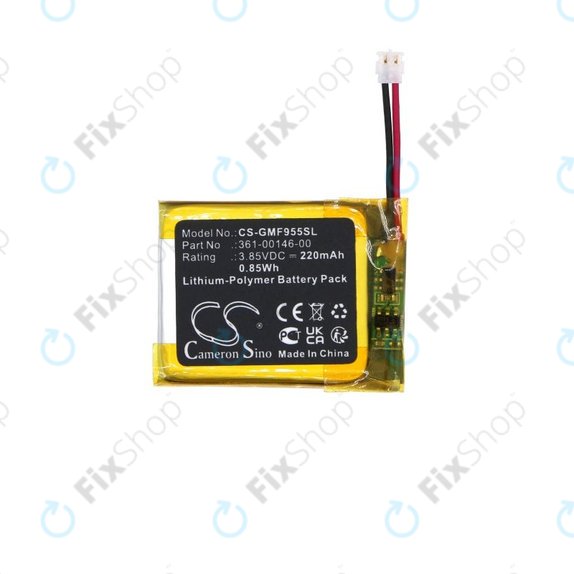 Bateria do Garmin Forerunner 955 Solar, 220mAh, Li-Pol, 3.85V, 361-00146-00, HQ