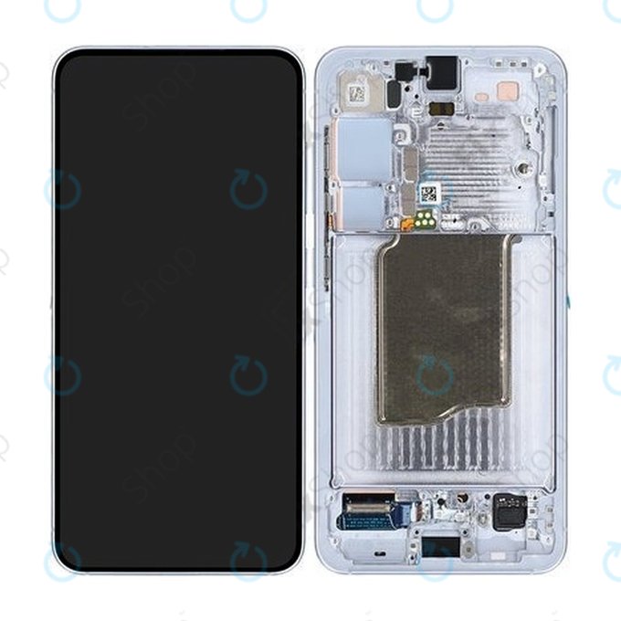 Wyświetlacz OLED do Samsung Galaxy S25, Ekran dotykowy z ramką, Icyblue