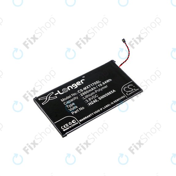 Bateria dla Motorola Moto Z2 Play XT1710-09, 2800mAh, Li-Pol, 3.8 V, HZ40, HQ
