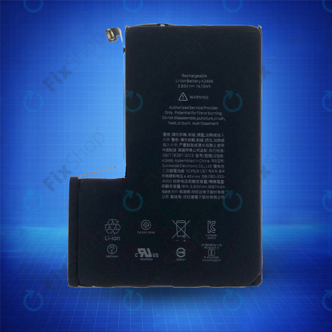 Bateria dla iPhone 12 Pro Max, 3687mAh, A2466, Service Pack