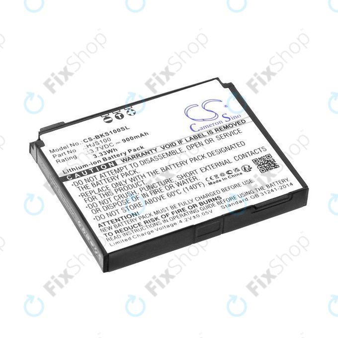 Bateria do Becker HJS 100, HJS100, Li-Ion, 3.7V, 900mAh, HQ