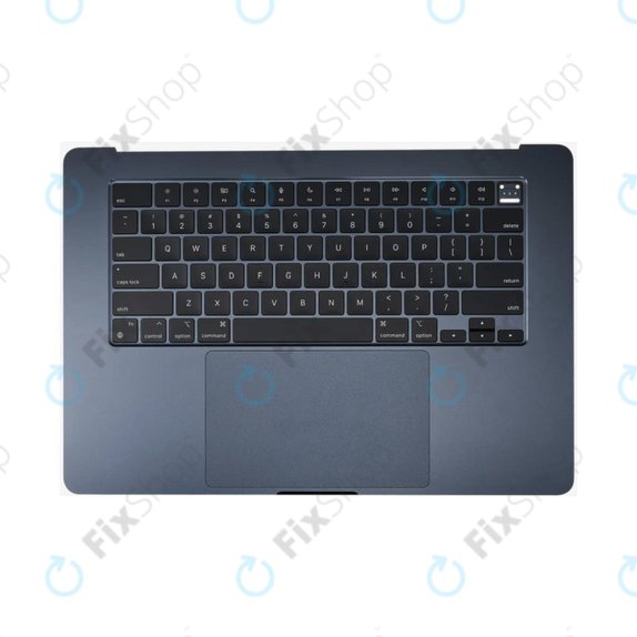 Górna rama klawiatury do MacBook Air 15", A3114 (2024), z klawiaturą US i baterią, Midnight, 661-40269, Genuine Apple
