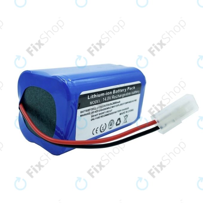 Bateria do Xiaomi Essential (Mijia G1), Flyco FC-seria, myVacBot SN500, Panasonic MC-seria, Phicomm X3, Puppy R-seria, Li-026418 Li-Ion 14,8V 2600mAh