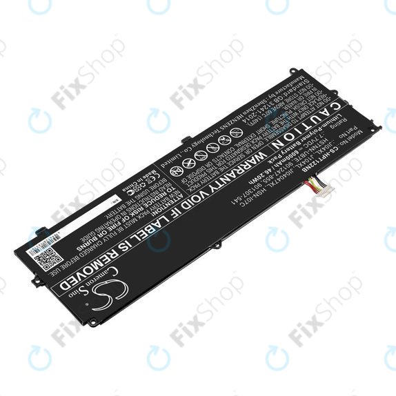 Bateria do HP Elite X2 1012 G2, 6000mAh, Li-Pol, 7.7V, JI04XL, HQ