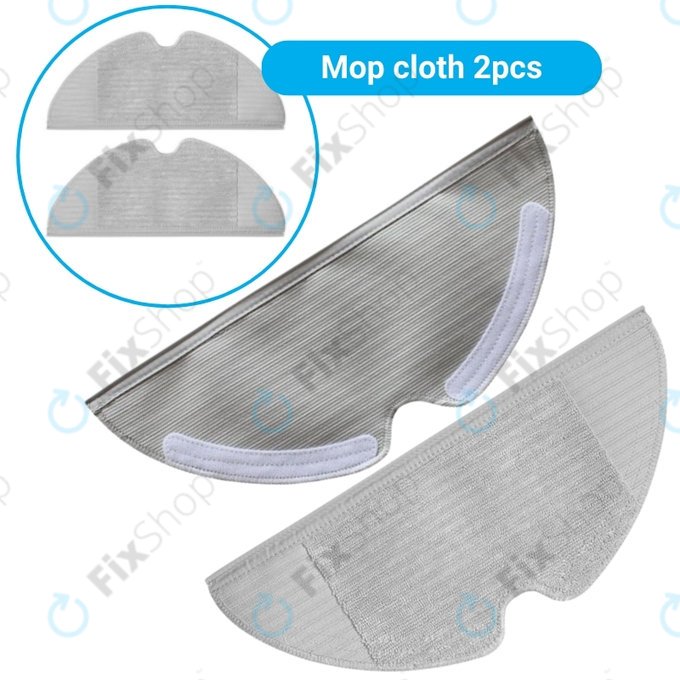 Zestaw standardowy do Xiaomi Mi Robot Vacuum Mop (Mijia 1C), 2 (Mijia 2C), 2 Pro+ (Mijia 1T), Biały, White