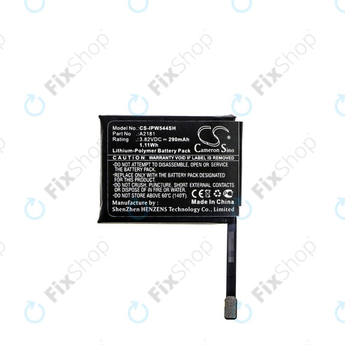 Bateria dla Apple Watch 5 44 mm, 290mAh, Li-Pol, 3.82 V, A2181, HQ