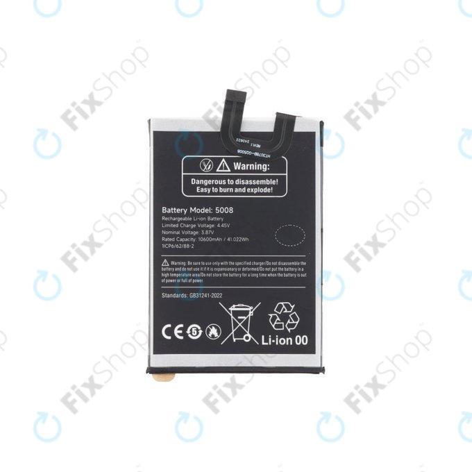 Bateria do Ulefone Armor 27 Pro, Armor 27T Pro, 5008, 10600mAh