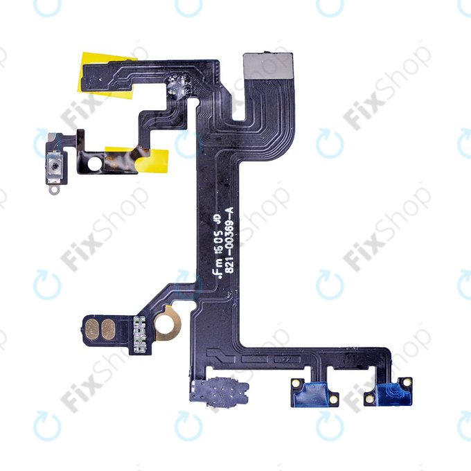 Taśma flex z przyciskami zasilania, wyciszenia, mikrofonem, lampą błyskową i głośności do iPhone SE