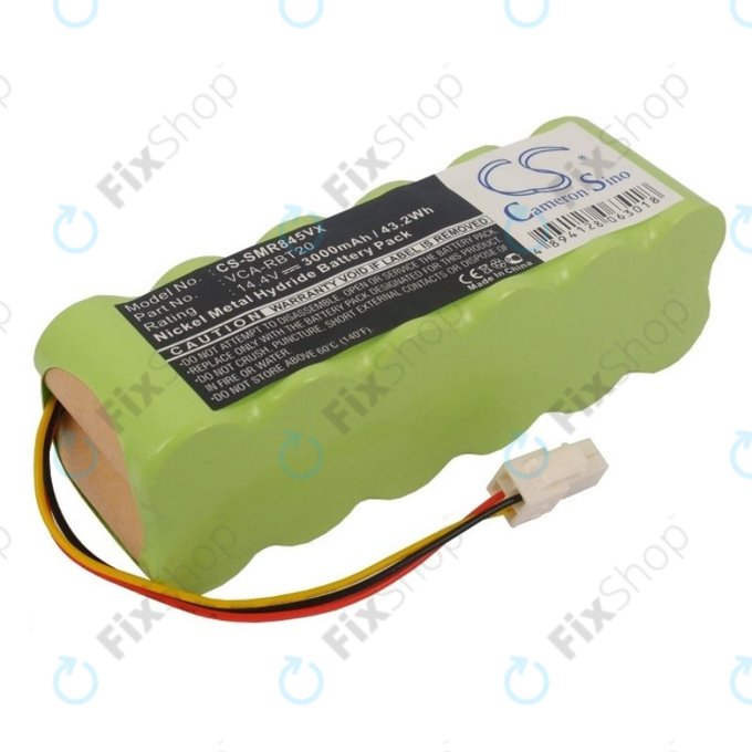 Bateria do Samsung Navibot SR8840, SR8895, VCR8845, VCA-RBT20, Ni-MH, 14,4V 3000mAh, HQ