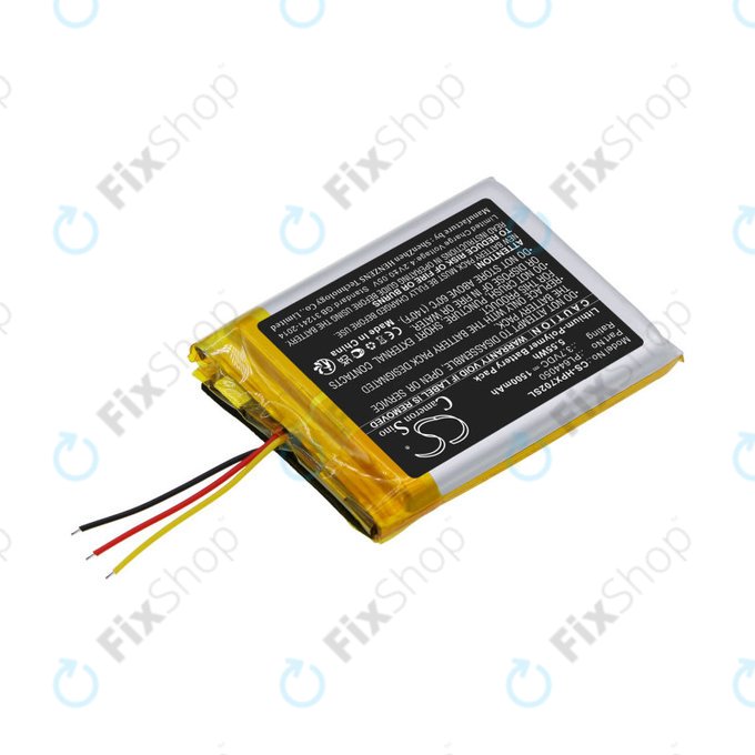 Bateria do HyperX Cloud Flight, Cloud Alpha, 1500mAh, Li-Pol, 3.7V, PL644050, HQ
