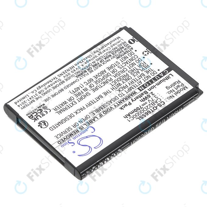 Bateria do Alcatel One Touch 2010D, 700mAh, Li-ion, 3.7V, CAB22D0000C1, HQ