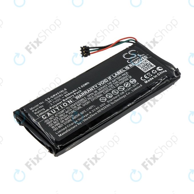 Bateria do Garmin Varia TL, RTL510, Varia RTL501, 950mAh, Li-Pol, 3.7V, 361-00082-00, HQ