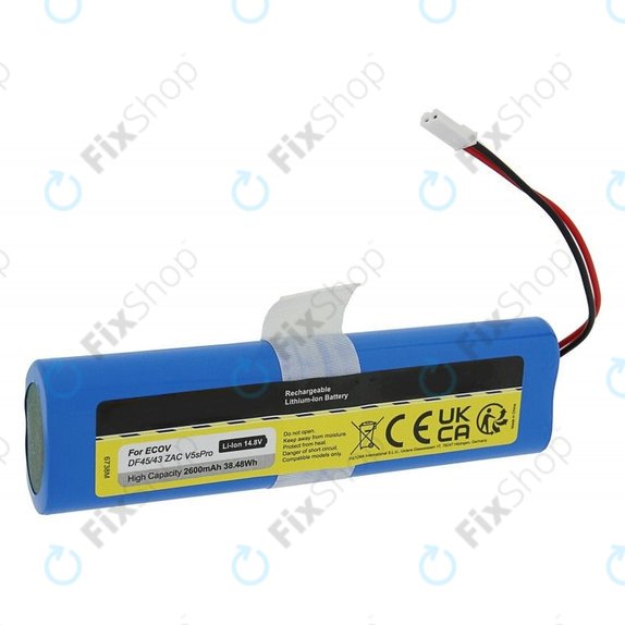 Bateria do Ecovacs Deebot DF45, M26-4S1P-AGX-2, Li-Ion, 14,8V 2600mAh