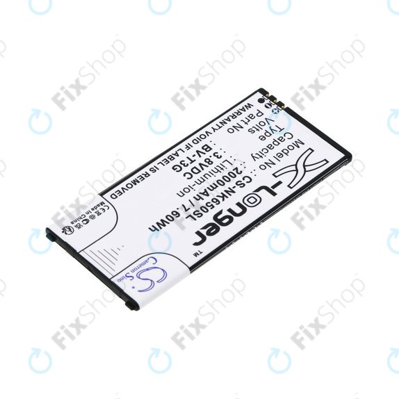 Bateria do Nokia Lumia 650, 2000mAh, Li-Ion, 3.8V, BV-T3G, HQ