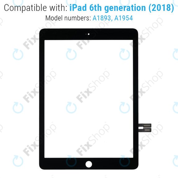Ekran dotykowy dla iPad (6th Gen 2018), Black