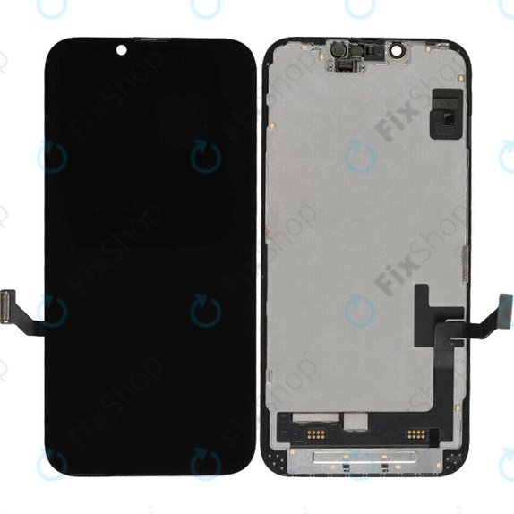 Wyświetlacz Soft OLED dla iPhone 14, Ekran dotykowy z ramką, FixPremium