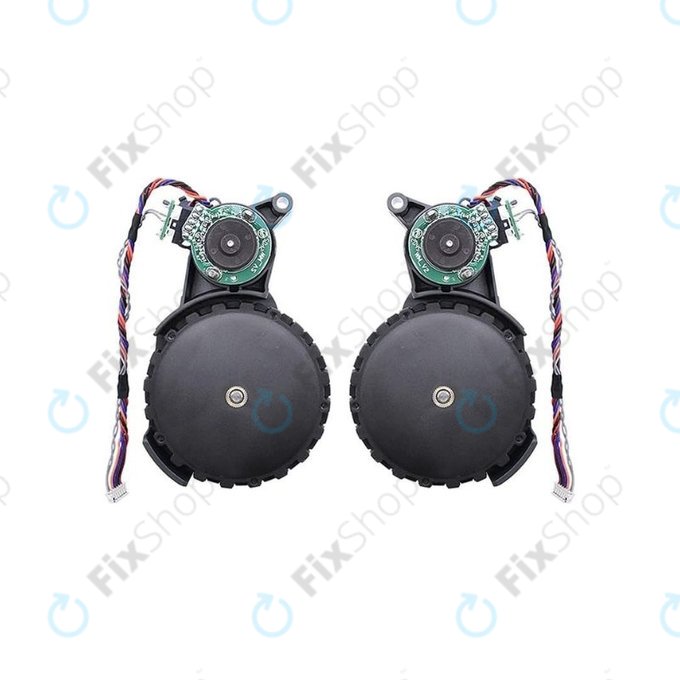 Koło z silnikiem do Xiaomi Roborock S5 Max, S6 Pure, S7, Prawy i Lewy, Szary, Grey