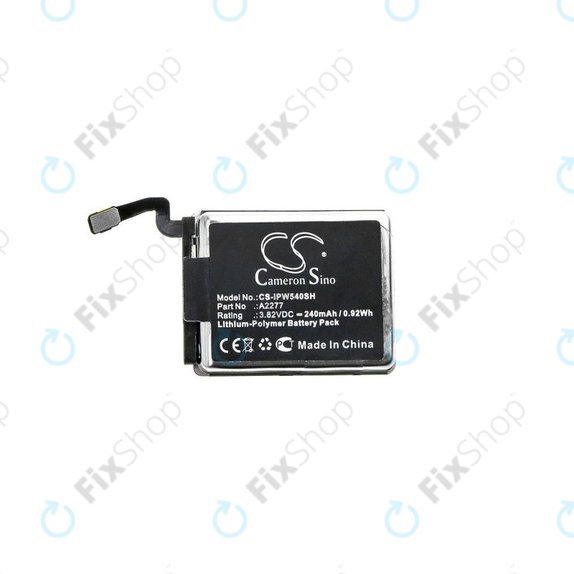 Bateria dla Apple Watch 5 40 mm, 240mAh, Li-Pol, 3.82 V, A2277, HQ