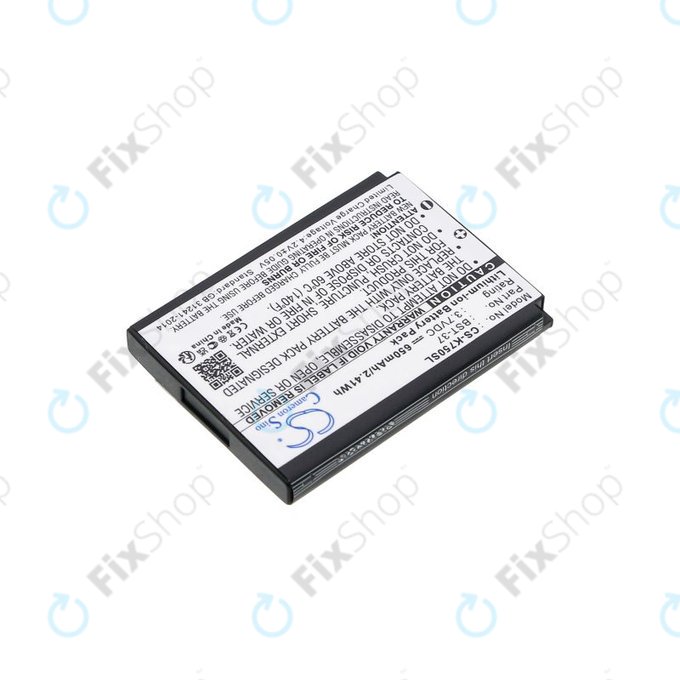 Bateria do Sony Ericsson, 650mAh, Li-Ion, 3.7V, BST-37, HQ