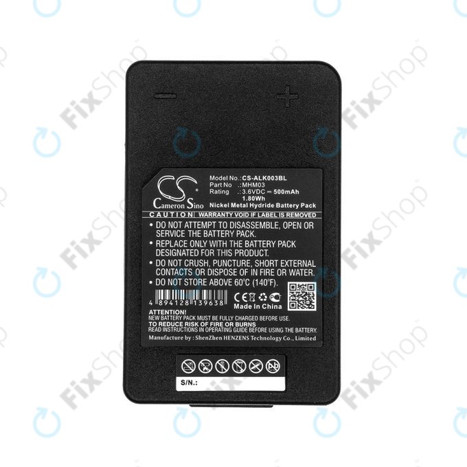 Bateria do Autec LK Neo, 500mAh, Ni-MH, 3.6V, MHM03, R0BATT00E11A0, HQ
