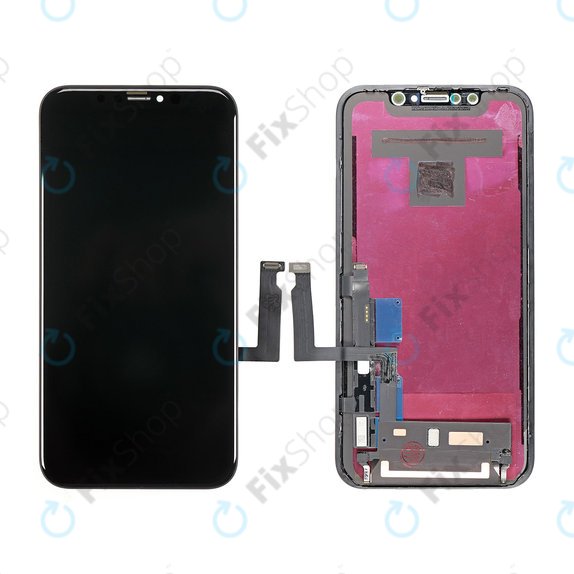 Wyświetlacz dla iPhone XR, Ekran dotykowy z ramką, Refurbished