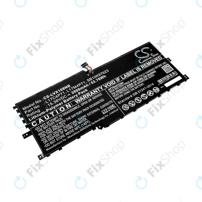Bateria do Lenovo ThinkPad X1 Yoga 2018, 3500mAh, Li-Pol, 15.36V, L17C4P71, HQ