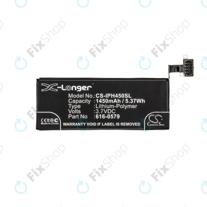 Bateria do iPhone 4S, 616-0579, 1450mAh, HQ