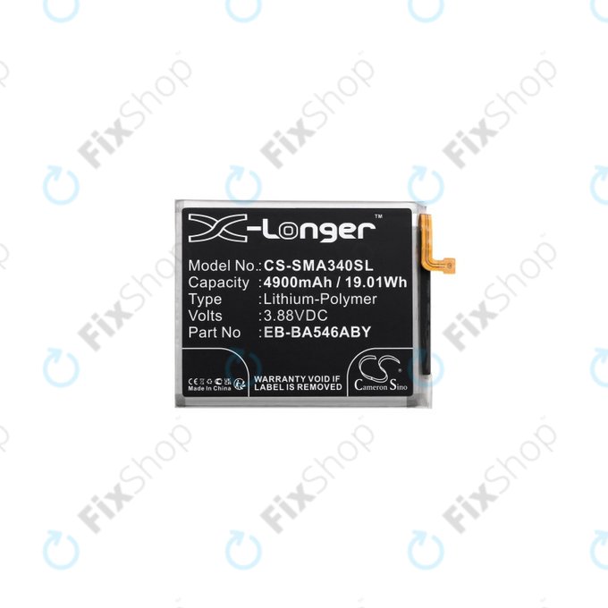 Bateria do Samsung A34 5G A346B, EB-BA546ABY, 4900mAh, HQ