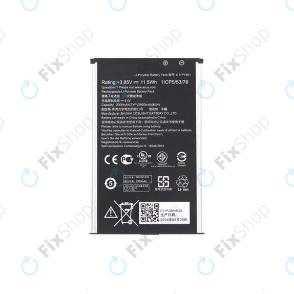 Bateria do Asus Zenfone Selfie ZD551KL, C11P1501, 3000mAh