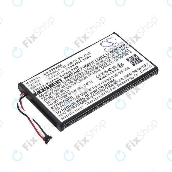 Bateria do Sony PS Vita, 2200mAh, Li-Pol, 3.7V, SP65M, HQ