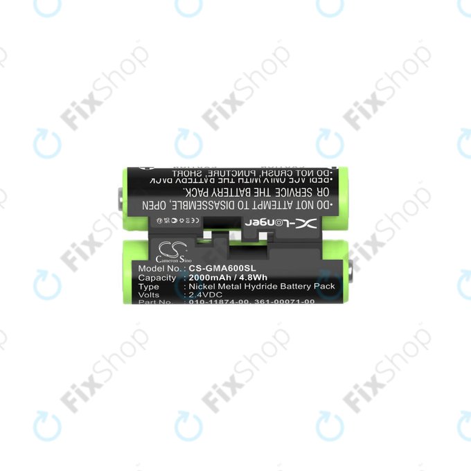 Bateria do Garmin Oregon 600, 650, Astro 320, 430 Striker 4, 2000mAh, Ni-MH, 2.4V, 010-11874-00, HQ