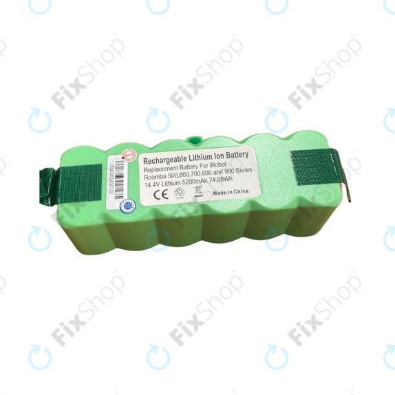 Bateria do iRobot Roomba 600, 700, 800, 900-seria, 2130LI, 4502233, 4374392, Li-Ion, 14,4V 5200mAh