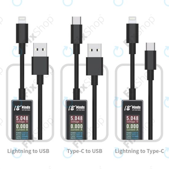 Przewód ładujący z automatycznym wykrywaniem (Lightning – USB‑A), AV-Line