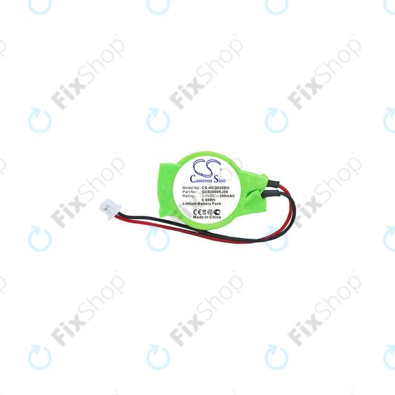 Bateria do CMOS for Advent, Asus, HP, MSI, 200mAh, Lithium, 3V, GC02000KJ00, HQ