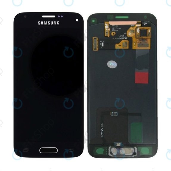 Wyświetlacz z ekranem dotykowym do Samsung S5 Mini G800F, GH97-16147A, Charcoal Black, Genuine Service Pack