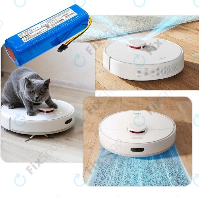 Bateria do Xiaomi Mi Robot Vacuum Mop-seria, BRR-2P4S-5200, Li-Ion, 14,4V 5200mAh, HQ