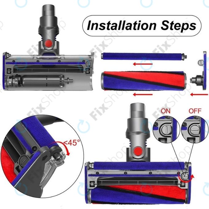Glowica podlogowa do Dyson V-series, Outsize