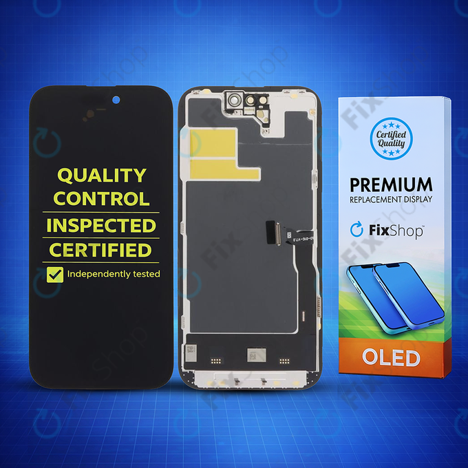 Wyświetlacz Soft OLED dla iPhone 14 Pro, Ekran dotykowy z ramką, DIAGNOSTIC