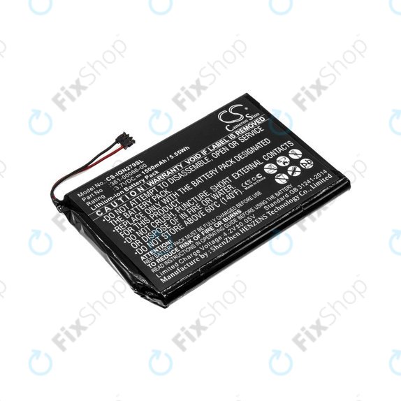 Bateria do Garmin Nüvi 2757, 1500mAh, Li-Ion, 3.7V, 361-00066-00, HQ