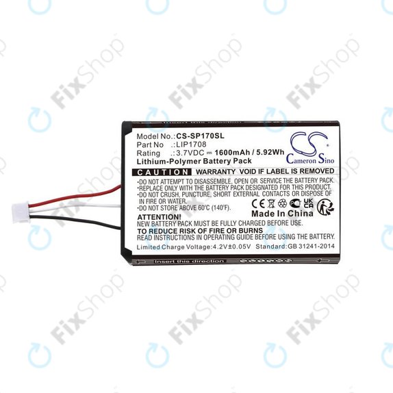 Bateria do Sony PS5 DualSense, 1600mAh, Li-Pol, 3.7V, LIP1708, HQ