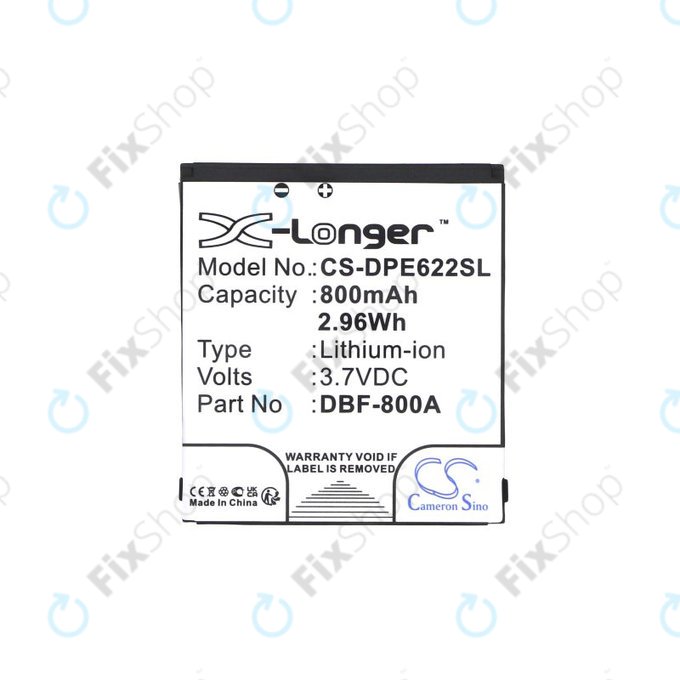 Bateria do Doro PhoneEasy 2314, 2315, 1360, 520, 800mAh, Li-Ion, 3.7V, DBF-800A, HQ