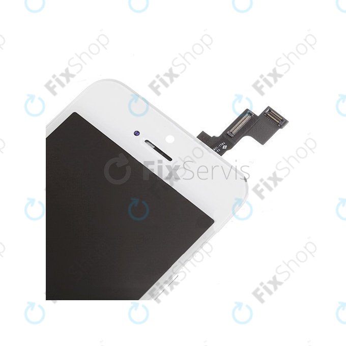 Wyświetlacz dla iPhone 5S, SE, White, Ekran dotykowy z ramką