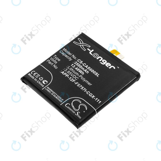 Bateria dla Caterpillar CAT S60, 3500mAh, Li-Pol, 3.85 V, APP-12F-F5757I-CGX-111, HQ