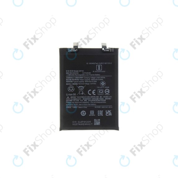Bateria do Xiaomi Redmi Note 12 Pro 5G, BP4K, 5000mAh