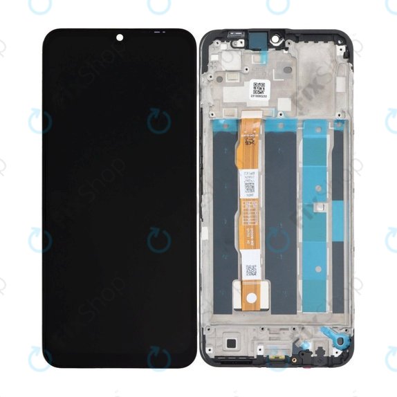 Wyświetlacz do Vivo Y16 V2204, V2214, Ekran dotykowy z ramką, Stellar Black, TFT