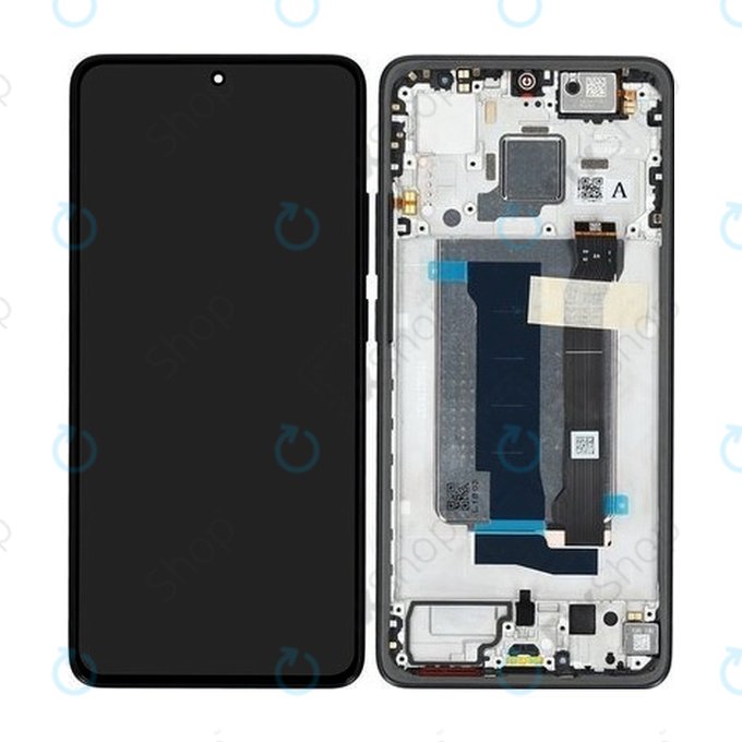 Wyświetlacz OLED do Xiaomi 15 5G, Ekran dotykowy z ramką, Czarny, Black