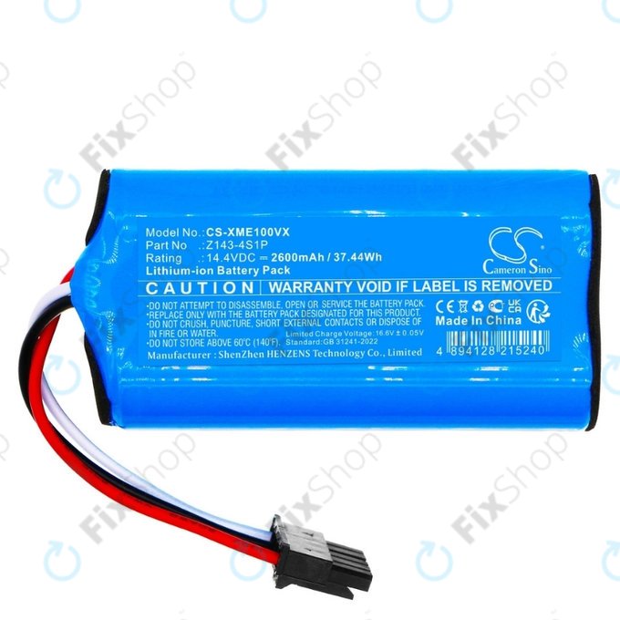 Bateria do Xiaomi Robot Vacuum E5, E10, E10C, Z143-4S1P 14.4V, Li-Ion, 2600mAh, HQ