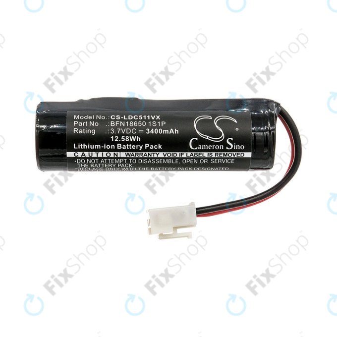 Bateria do Leifheit Dry&Clean 51000, 51002, 51113, 51114, BFN18650, 1S1P, Li-Ion, 3.7V, 3400mAh, HQ