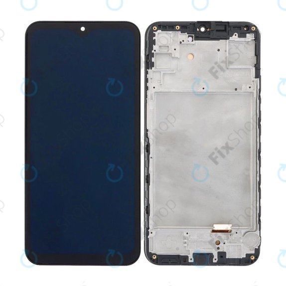 Wyświetlacz OLED do Samsung A15 5G A156B, Ekran dotykowy z ramką, Brave Black