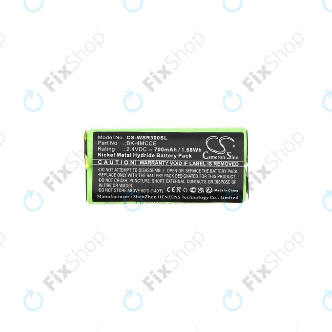 Bateria do Waterpik 900 Sonic Toothbrush, Sensonic Plus Sr-3000, 700mAh, Ni-MH, 2.4V, BK-4MCCE, HQ